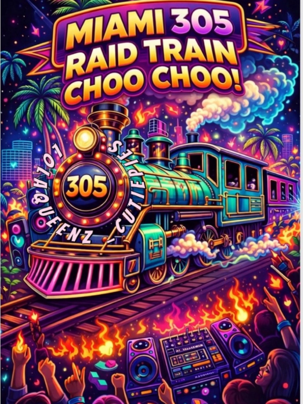 🚂Miami 305 Raid Train🚂🚂 - Picture 1 of 1